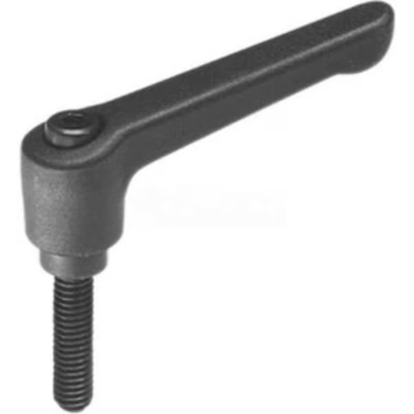 Nylon Plastic Adjustable Lever With Steel Components 3/8-16 x 1.57 Stud 3.07